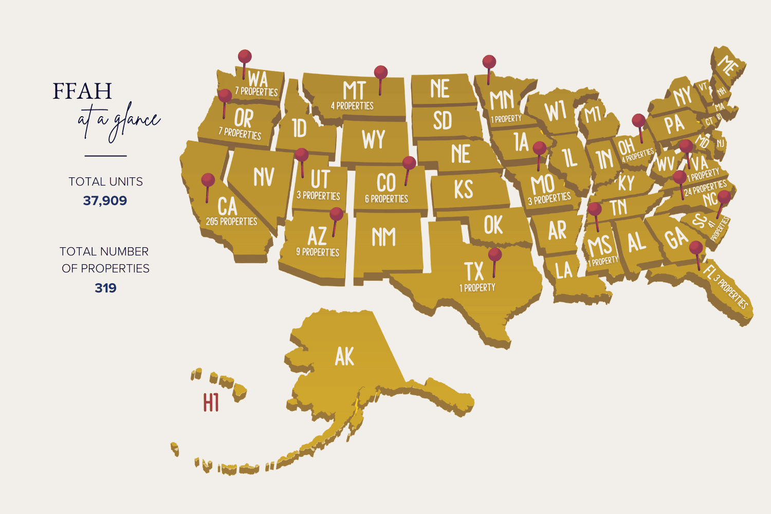 Foundation for Affordable Housing Map